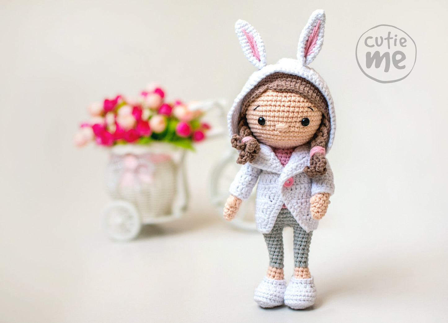 Bonnie the Doll amigurumi crochet toy pattern pdf