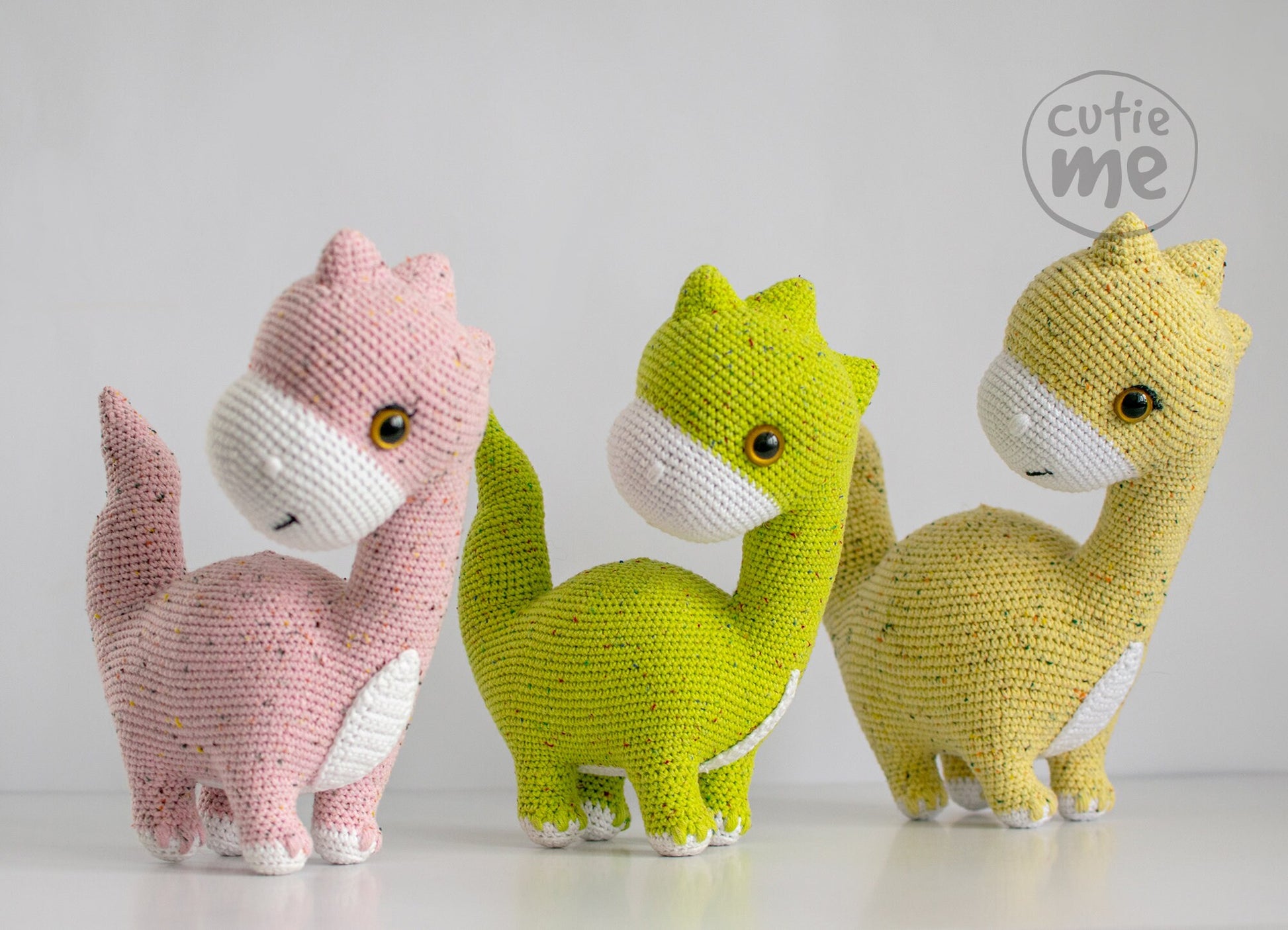 Dina The Dinosaur amigurumi crochet toy pattern pdf